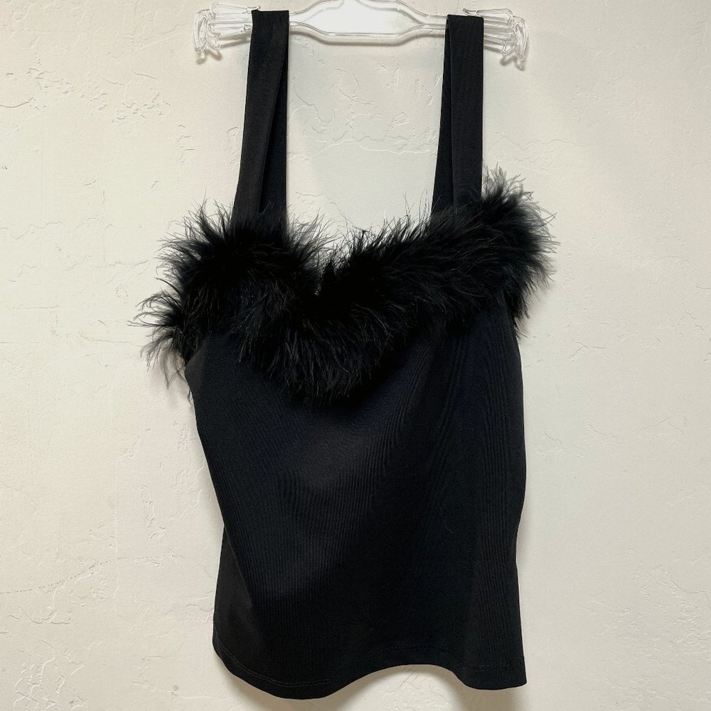 Feather Trim Cami